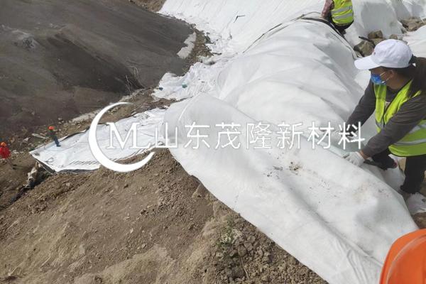 《順北油氣田一區(qū)奧陶系油氣藏產(chǎn)能建設(shè)項(xiàng)目-五號聯(lián)合站建設(shè)工程項(xiàng)目》土工布施工